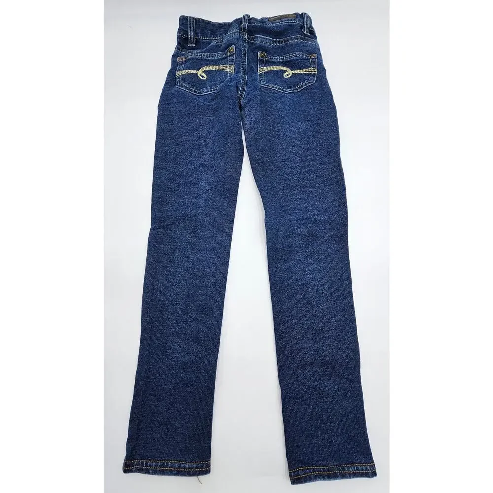 4 Pair Justice Girl's Size 8 Jeans/Jeggings
